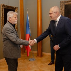 Prezident republiky přijal ministra školství Mikuláše Beka, Pražský hrad, 19.12.2024, foto: Tomáš Fongus