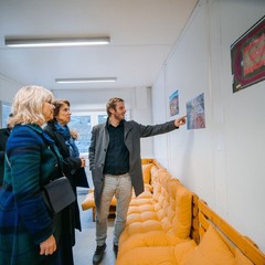 Návštěva modulární školy, 17.12.2024, foto: Martin Chromek - Město Jeseník