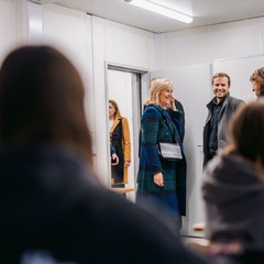 Návštěva modulární školy, 17.12.2024, foto: Martin Chromek - Město Jeseník