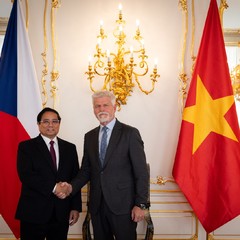 Přijetí vietnamského předsedy vlády, Pražský hrad, 20.1.2025, foto: Zuzana Bönisch