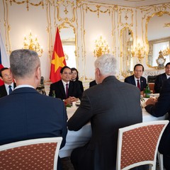 Přijetí vietnamského předsedy vlády, Pražský hrad, 20.1.2025, foto: Zuzana Bönisch