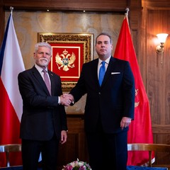Jednání místopředsedou vlády Černé Hory pro zahraniční a evropské záležitosti, Podgorica, 22.1.2025, foto: Zuzana Bönisch