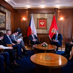 Jednání místopředsedou vlády Černé Hory pro zahraniční a evropské záležitosti, Podgorica, 22.1.2025, foto: Zuzana Bönisch