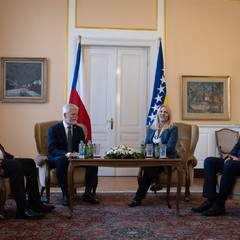 Přijetí členy Předsednictva Bosny a Hercegoviny, Sarajevo, 23.1.2025, foto: Zuzana Bönisch