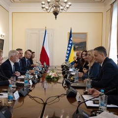 Přijetí členy Předsednictva Bosny a Hercegoviny, Sarajevo, 23.1.2025, foto: Zuzana Bönisch