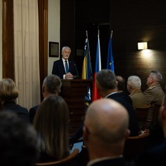 Přednáška prezidenta republiky na téma Evropská a euroatlantická integrace České republiky, Sarajevo, 23.1.2025, foto: Zuzana Bönisch