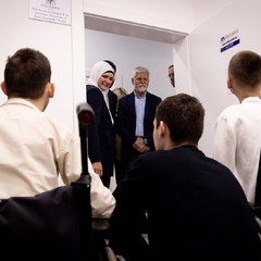 Návštěva společného projektu sociální pomoci dětem se zvláštními potřebami, Zavidović, 24.1.2025, foto: Zuzana Bönisch