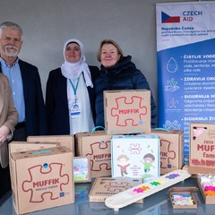 Návštěva společného projektu sociální pomoci dětem se zvláštními potřebami, Zavidović, 24.1.2025, foto: Zuzana Bönisch