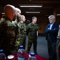Návštěva Velitelství EUFOR na základně Butmir, 24.1.2025, foto: Zuzana Bönisch
