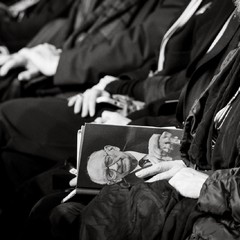Vzpomínková akce k 80. výročí osvobození koncentračního tábora v Osvětimi, 27.1.2025, foto: Zuzana Bönisch