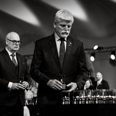 Vzpomínková akce k 80. výročí osvobození koncentračního tábora v Osvětimi, 27.1.2025, foto: Zuzana Bönisch