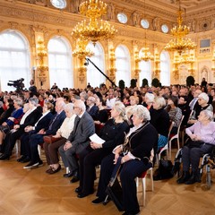 Vzpomínkové setkání u příležitosti Dne památky obětí holocaustu a předcházení zločinům proti lidskosti, Pražský hrad, 28.1.2025, foto: Zuzana Bönisch