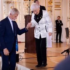 Vzpomínkové setkání u příležitosti Dne památky obětí holocaustu a předcházení zločinům proti lidskosti, Pražský hrad, 28.1.2025, foto: Zuzana Bönisch