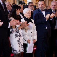 Vzpomínkové setkání u příležitosti Dne památky obětí holocaustu a předcházení zločinům proti lidskosti, Pražský hrad, 28.1.2025, foto: Zuzana Bönisch