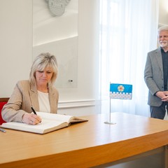 Návštěva Jihočeského kraje, Nové Hrady, 14.1.2025, foto: Tomáš Fongus