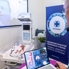 Předání simulátoru neonatální péče PAUL, Zemská porodnice u svatého Apolináře, Praha, 10.1.2025, foto: Nedoklubko z. s.