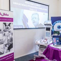 Předání simulátoru neonatální péče PAUL, Zemská porodnice u svatého Apolináře, Praha, 10.1.2025, foto: Nedoklubko z. s.
