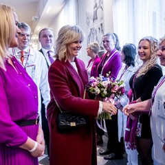 Předání simulátoru neonatální péče PAUL, Zemská porodnice u svatého Apolináře, Praha, 10.1.2025, foto: Nedoklubko z. s.