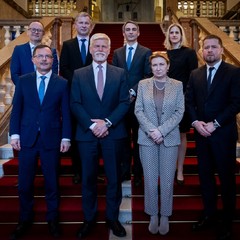 Prezident republiky navštívil Českou národní banku, Praha, 12.2.2025, foto: Zuzana Bönisch
