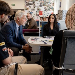 Prezident se setkal se studenty Inovativního podnikání ČZU, Suchdol, 18.2.2025, foto: Zuzana Bönisch