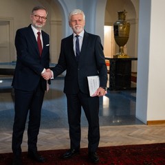 Přijetí předsedy vlády, Pražský hrad, 27.2.2025, foto: Zuzana Bönisch