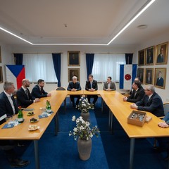 Návštěva prezidenta republiky a paní Evy Pavlové v Jihomoravském kraji, Hodonín, 26.2.2025, foto: Tomáš Fongus
