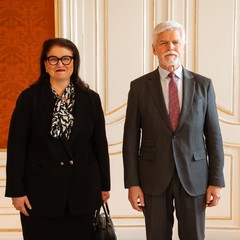 Nová mimořádná a zplnomocněná velvyslankyně Dominikánské republiky, Pražský hrad, 17.2.2025, foto: Tomáš Fongus