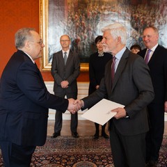 Nový mimořádný a zplnomocněný velvyslanec Ázerbájdžánské republiky, Pražský hrad, 17.2.2025, foto: Tomáš Fongus
