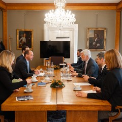 Přijetí ministra pro místní rozvoj Petra Kulhánka, Pražský hrad, 17.2.2025, foto: Tomáš Fongus