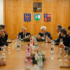 Návštěva prezidenta republiky a paní Evy Pavlové v Jihomoravském kraji, Břeclav, 25.2.2025, foto: Tomáš Fongus