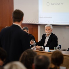 Zasedání sněmu Rady vysokých škol, Karolinum UK, 20.2.2025, foto: Tomáš Fongus
