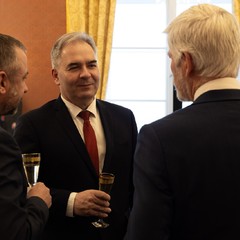 Prezident republiky jmenoval nového předsedu Akademie věd, Pražský hrad, 13.3.2025, foto: Zuzana Bönisch