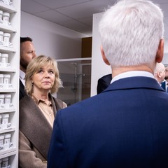 Návštěva Plzeňského kraje, Bioptická laboratoř, Plzeň, 25.3.2025, foto: Zuzana Bönisch