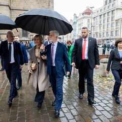 Návštěva Plzeňského kraje, radnice města Plzeň, 25.3.2025, foto: Zuzana Bönisch