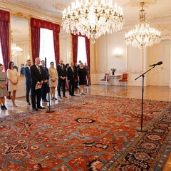 Přijetí finalistů ankety Zlatý Ámos, Pražský hrad, 27.3.2025, foto: Tomáš Fongus