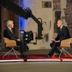 Prezident Pavel poskytl rozhovor České televizi u příležitosti 2. výročí inaugurace