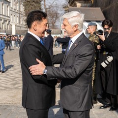 Oficiální návštěva prezidenta Mongolské republiky, Pražský hrad, 10.3.2025, foto: Tomáš Fongus