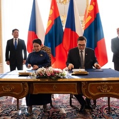 Oficiální návštěva prezidenta Mongolské republiky, Pražský hrad, 10.3.2025, foto: Tomáš Fongus