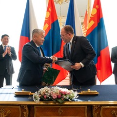 Oficiální návštěva prezidenta Mongolské republiky, Pražský hrad, 10.3.2025, foto: Tomáš Fongus