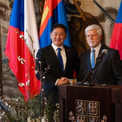 Oficiální návštěva prezidenta Mongolské republiky, Pražský hrad, 10.3.2025, foto: Tomáš Fongus