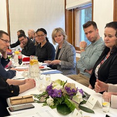 Kulatý stůl k bezpečnosti dětí na sociálních sítích, Rezidence v Královské zahradě, Pražský hrad, 24.3.2025, foto: archiv KMPR