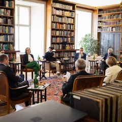 Kulatý stůl na téma soudržná, odolná a připravená společnost, Pražský hrad, 3.4., foto: Zuzana Bönisch