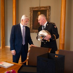 Přijetí generálního ředitele HZS ČR, Pražský hrad, 15.4.2025, foto: Tomáš Fongus
