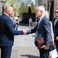 Návštěva prezidenta republiky a paní Evy Pavlové v Královéhradeckém kraji, Hradec Králové, 23.4.2025, foto: Tomáš Fongus