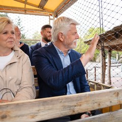Návštěva prezidenta republiky a paní Evy Pavlové v Královéhradeckém kraji, Dvůr Králové nad Labem, 24.4.2025, foto: Tomáš Fongus