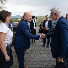 Návštěva prezidenta republiky a paní Evy Pavlové v Královéhradeckém kraji, Jičín, 24.4.2025, foto: Tomáš Fongus