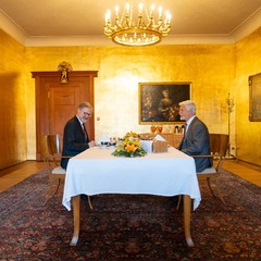 Přijetí předsedy vlády Petra Fialy, Pražský hrad, 28.4.2025, foto: Tomáš Fongus