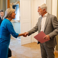 Přijetí hejtmanky Karlovarského kraje, Pražský hrad, 30.4.2025, foto: Tomáš Fongus
