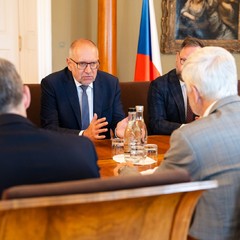 Přijetí ministra školství a rektora Západočeské univerzity, Pražský hrad, 30.4.2025, foto: Tomáš Fongus