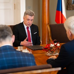Přijetí ministra spravedlnosti, Pražský hrad, 1.4.2025, foto: Tomáš Fongus